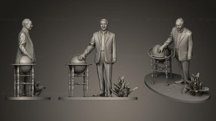 Statues of famous people (Yamagata 2, STKC_0249) 3D models for cnc